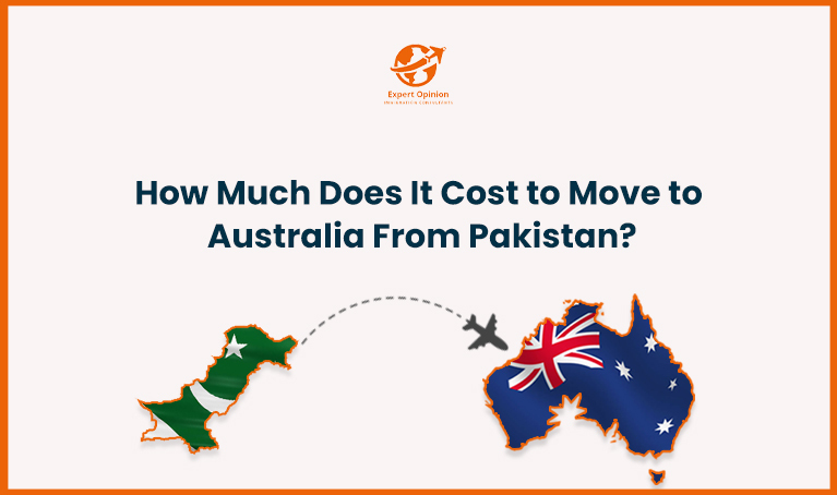 how much does It cost to move to australia from pakistan