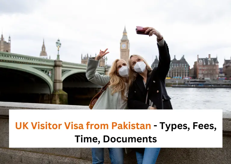 UK Visitor Visa from Pakistan - Types, Fees, Time, Documents